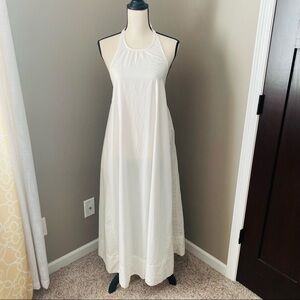 Free People Beachside Tide Casual Maxi Dress White Sz Small